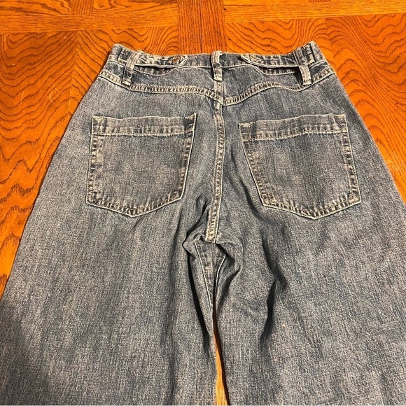 We The Free Luca Super Slouch High Waist Wide Leg Jeans Pleated Sz 24 Boho - Picture 13 of 15